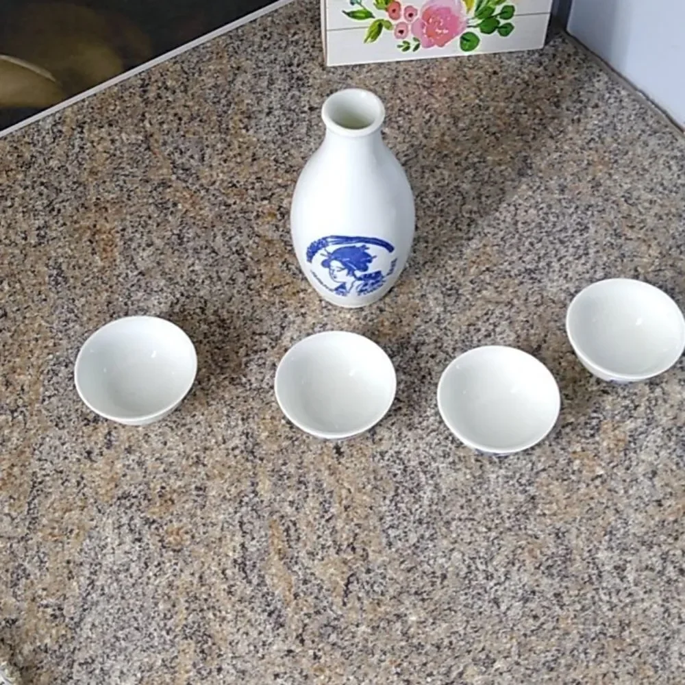 Japanese Finest Sake and 4 Cups.